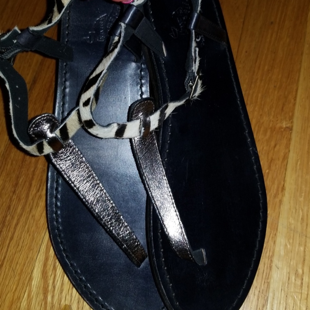 FREEBIRD CALF HAIR AND METALLIC LEATHER